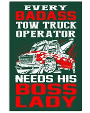 TOW TRUCK OPERATOR NEED HIS BOSS LADY 24x36 Poster thumbnail
