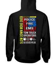 SLOW DOWN MOVE OVER - EMERGENCY RESPONDERS Hooded Sweatshirt thumbnail
