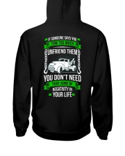 DAY WITHOUT TOWING Hooded Sweatshirt back