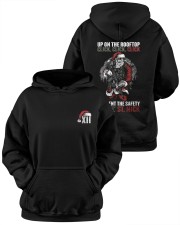 christmas - stanta's out on patrol for 2021 Hooded Sweatshirt apparel-hooded-sweatshirt-lifestyle-front-42