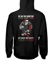 christmas - stanta's out on patrol for 2021 Hooded Sweatshirt back
