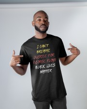 I Can't Breathe Justice for George Floyd Classic T-Shirt apparel-classic-tshirt-lifestyle-front-32