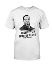 Rest In Power JUSTICE GEORGE FLOYD Classic T-Shirt front