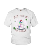 Stay Out Of My Bubble Unicorn T shirt Youth T-Shirt thumbnail