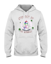 Stay Out Of My Bubble Unicorn T shirt Hooded Sweatshirt thumbnail