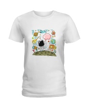 Spaceman Chilling Ladies T-Shirt thumbnail