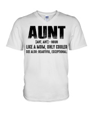 Aunt Tshirt V-Neck T-Shirt thumbnail