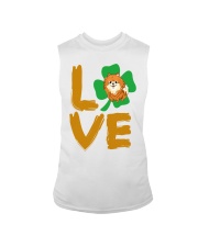 Happy Pomeranian StPatricks day Sleeveless Tee thumbnail