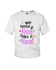 What happens at Nana Youth T-Shirt front