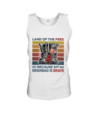 Memorial Day Because My Grandad Is Brave Unisex Tank thumbnail