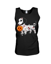 Dachshund - Halloween - Mummies Unisex Tank tile