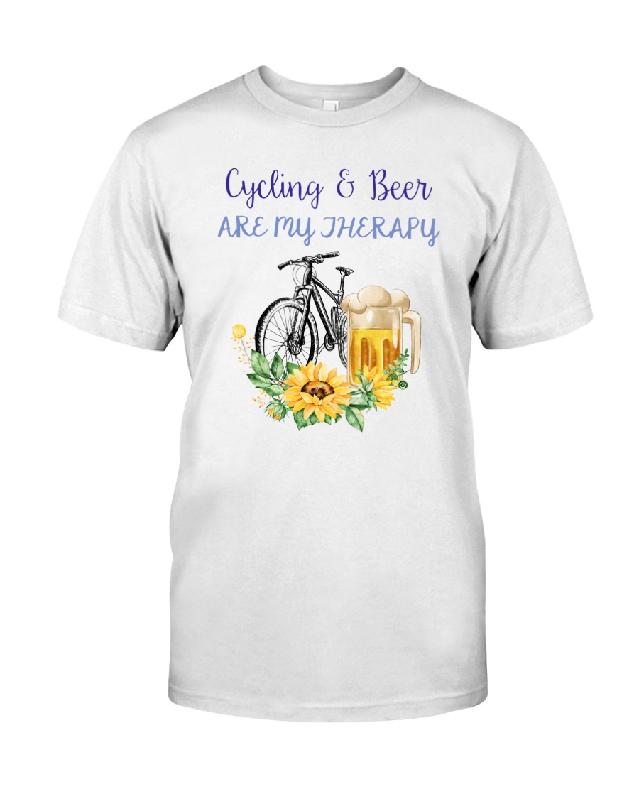 Cycle - Cycling And Beer Are My Therapy Classic T-Shirt