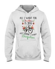 Cycle - Merry Christmas - All I Want Hooded Sweatshirt thumbnail