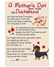 Dachshund - Happy Mother's Day 11x17 Poster front