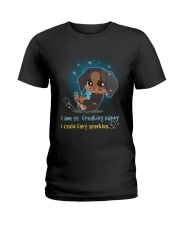 Dachshund - I Am So Freaking Happy Ladies T-Shirt thumbnail