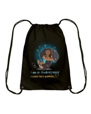 Dachshund - I Am So Freaking Happy Drawstring Bag thumbnail