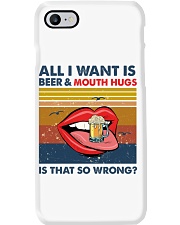 Family All I Want Is Beer And Mouth Hugs Phone Case thumbnail