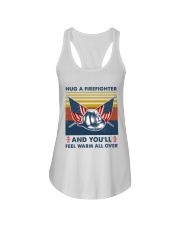 Firefighter You'll Feel Warm Over Ladies Flowy Tank thumbnail