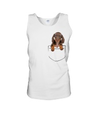 Dachshund Pocket Unisex Tank thumbnail