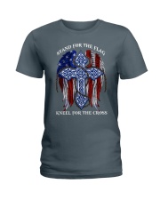 Cycle - Stand for the flag Ladies T-Shirt thumbnail
