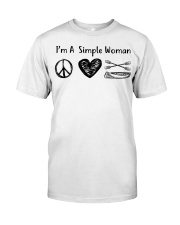 Canoeing - I Am A Simple Woman Classic T-Shirt front