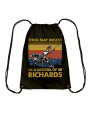 Temp Thou May Ingest Drawstring Bag thumbnail