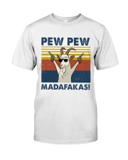 Goat Pew Pew Madafakas Classic T-Shirt front