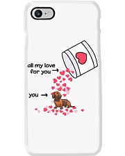 Dachshund - All My Love For You Phone Case tile