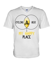 Cycle - Cycling And Beer V-Neck T-Shirt thumbnail