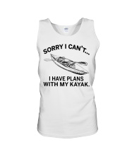 Kayaking - I Have Plans With My Kayak Unisex Tank thumbnail