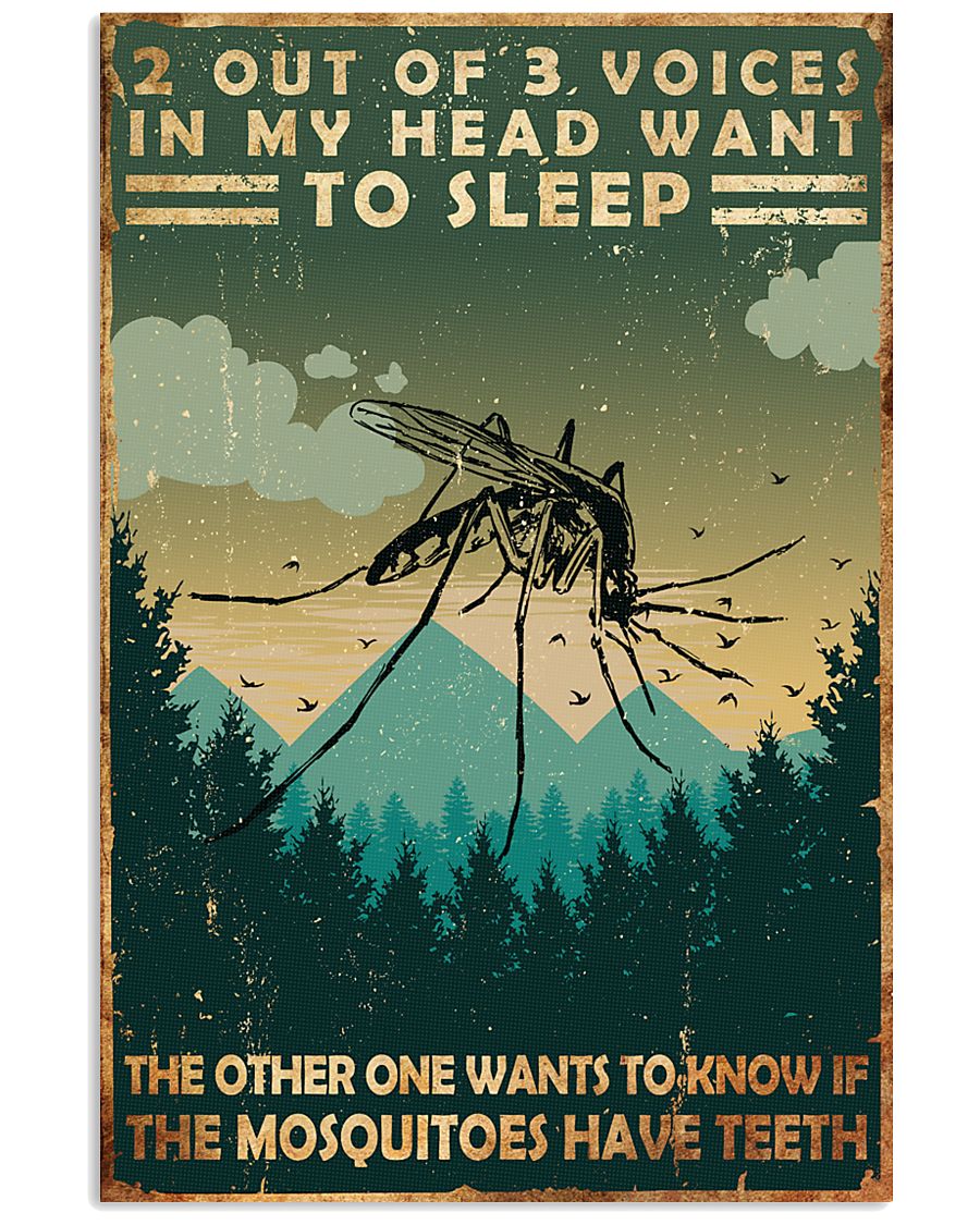 Camping 2 Out Of 3 Voices 11x17 Poster