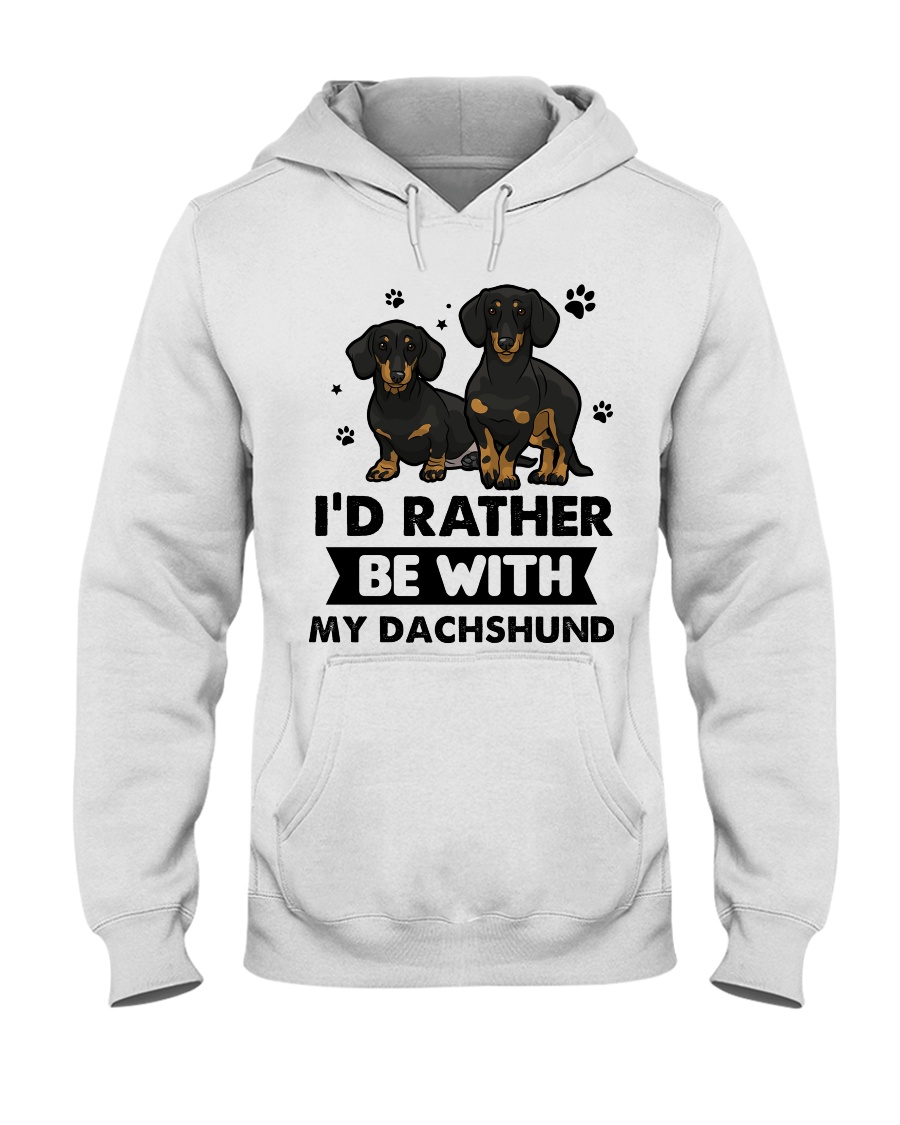 Be with my dachshund Hooded Sweatshirt