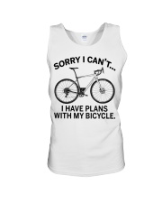 Cycle - I Have Plans With My Bicycle Unisex Tank thumbnail