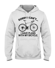 Cycle - I Have Plans With My Bicycle Hooded Sweatshirt thumbnail