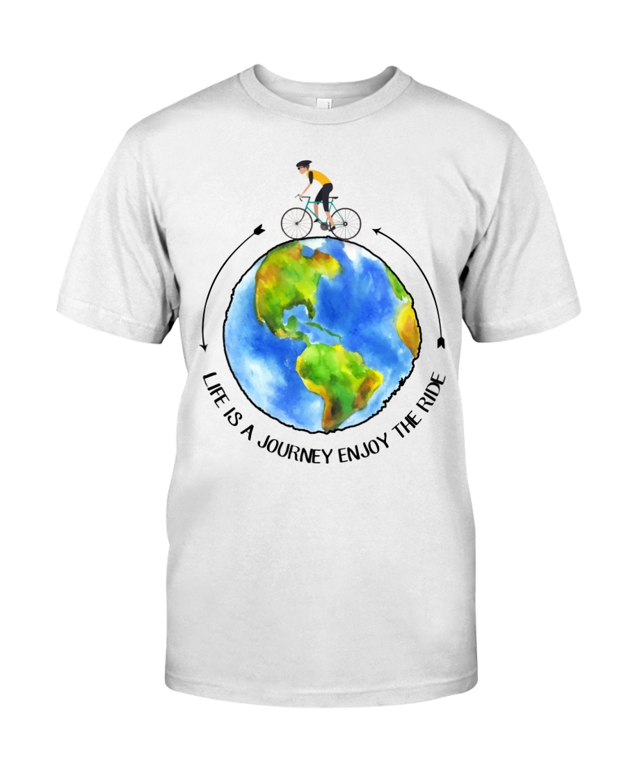 Cycle - Life Is A Journey Enjoy The Ride Classic T-Shirt