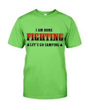 Camping Lets Go Camping Classic T-Shirt front