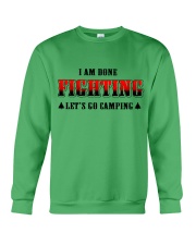 Camping Lets Go Camping Crewneck Sweatshirt thumbnail