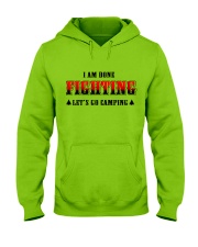 Camping Lets Go Camping Hooded Sweatshirt thumbnail