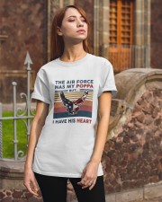 Family The Air Force Has My Poppa Classic T-Shirt apparel-classic-tshirt-lifestyle-06