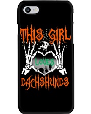 Dachshund - Halloween - This Girl Love Phone Case tile