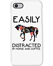 Horse - Easily Ditracted By Horse And Coffee Phone Case thumbnail
