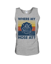 Firefighter Where My House Is Unisex Tank thumbnail