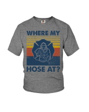 Firefighter Where My House Is Youth T-Shirt thumbnail