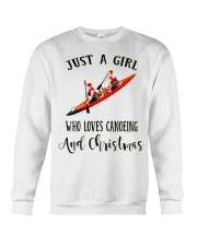 Canoeing - Just A Girl Crewneck Sweatshirt thumbnail
