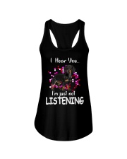 Dachshund - I Hear You Ladies Flowy Tank tile