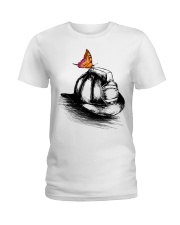 Firefighter - Hat Ladies T-Shirt thumbnail