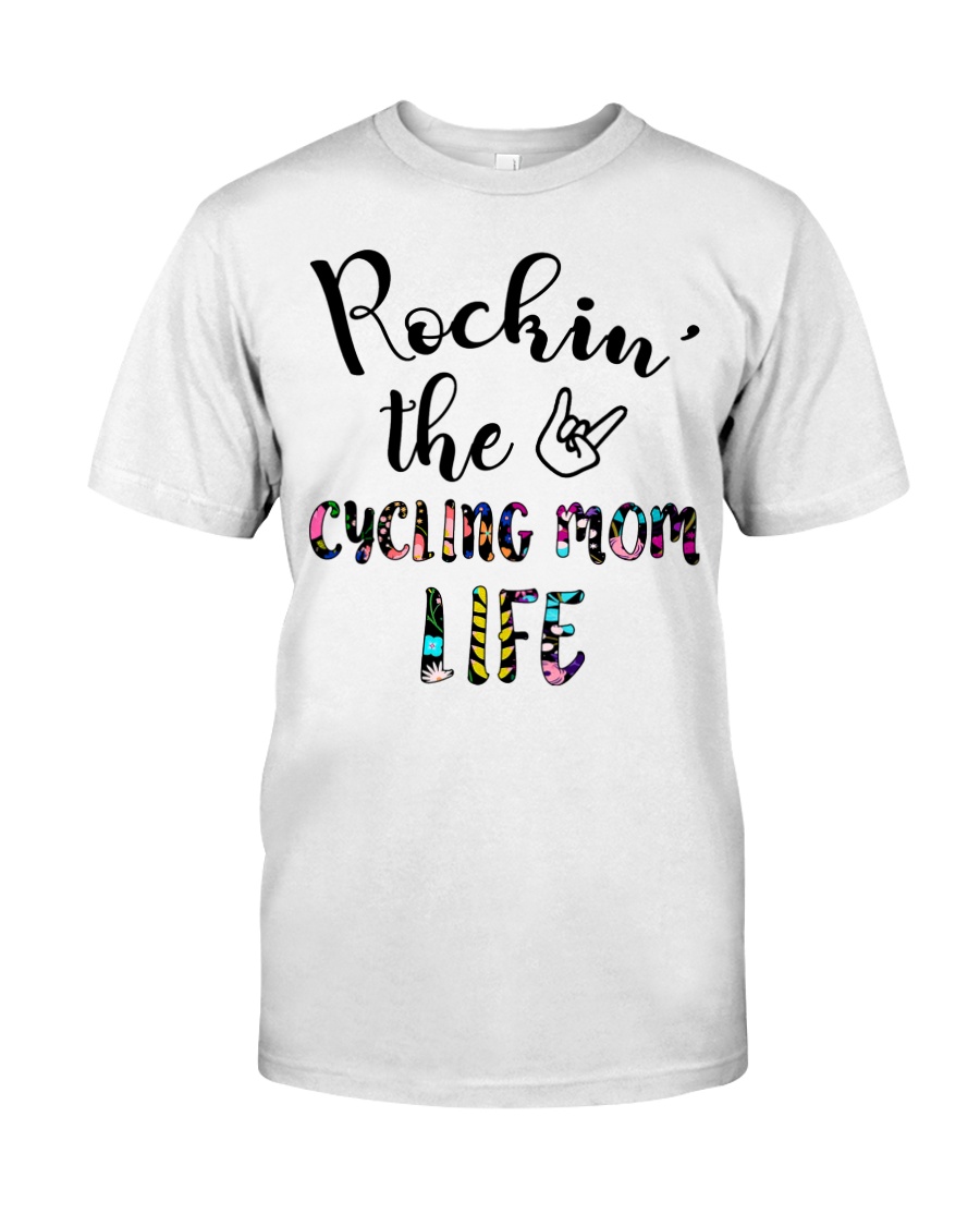 Cycle - Rockin' The Cycling Mom Life Classic T-Shirt