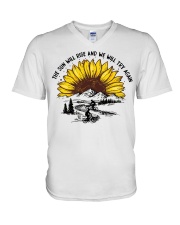 Cycle - Sun V-Neck T-Shirt thumbnail