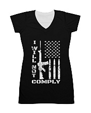 I WILL NOT COMPLY Gun Ar-15 All-over Dress thumbnail
