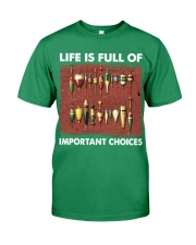 Fishing - Life Is Full Of Important Choices Premium Fit Mens Tee tile